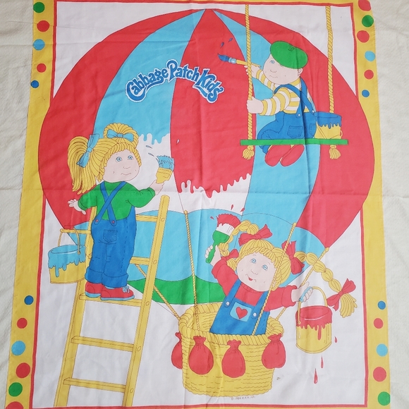 1984 Vintage Cabbage Patch Kids Duvet Cover - Picture 1 of 8